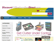 Tablet Screenshot of discountofficesuppliesdirect.com